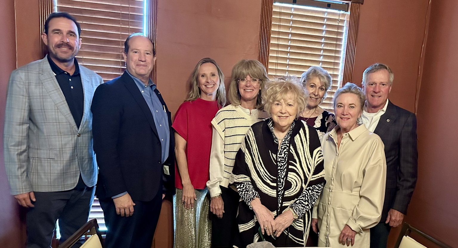 Brandon E. Breaux with RightCare, center leadership and members of the founding families